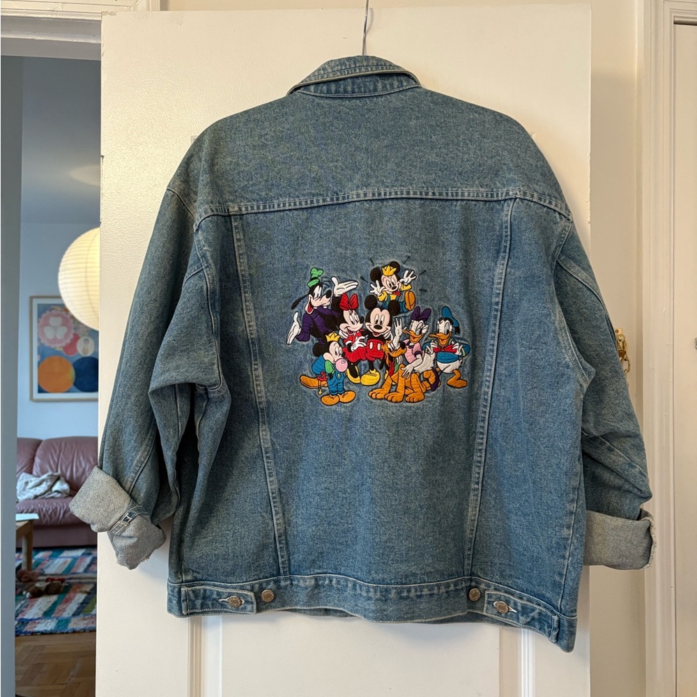 Vintage Disney Embroidered Denim Jacket